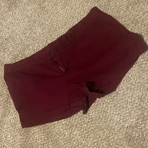 Maroon shorts